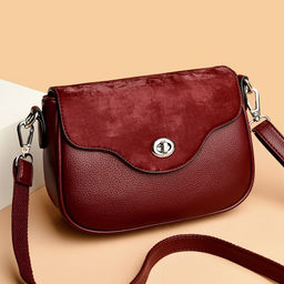 KAIDIFEINIROO Сумка женская с двумя ремнями 8230 фото 3