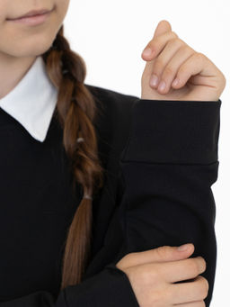 Костюм для девочки черный 7065 (146)