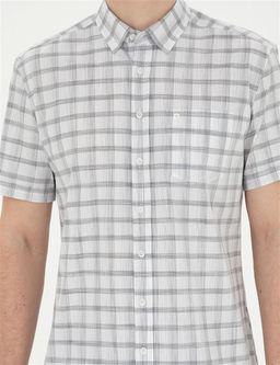 Gri Regular Fit K_sa Kollu G_mlek - Pierre cardin фото 6