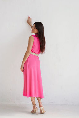 Платье, как из к/ф Красотка, ярко-розовое - Martichelli фото 16