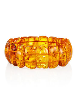 Переливающийся браслет Помпеи из натурального балтийского янтаря