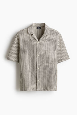 Camisa resort con textura Regular Fit - H&m фото 3