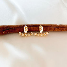 07-501593420-1 Серьги-джекеты