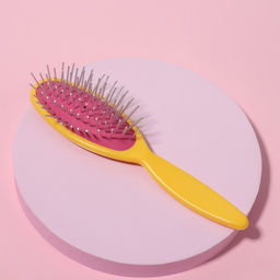 Расчёска массажная, 4 17 см, цвет МИКС