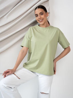 Футболка унисекс Оверсайз, цв. Фисташка