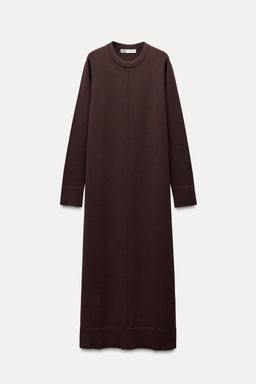 LONG PLAIN KNIT DRESS - Zara фото 5