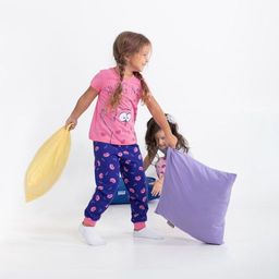 CRB wear/CSBG 50035-46 Комплект для девочки (футболка, брюки), циклама/Ex.Cherubino  фото 3