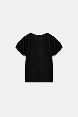 CAMISETA R?STICA VOLUMEN / Negro - Zara фото 4