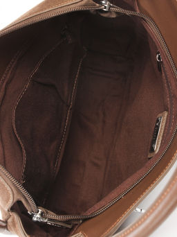 LACCOMA сумка АУ4818Ф-капучино натуральная замша хлопок  фото 6