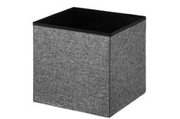 Пуф складной для хранения 38*38*38см, темно-серый - Elan gallery фото 4