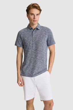 Erkek Lacivert Regular Fit Polo Yaka Ti__rt