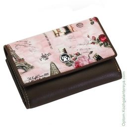Маленький женский кожаный кошелек Sergio Valentini СВ 8070-004/2