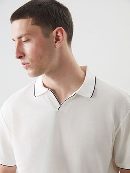 Polo Yaka K?sa Kollu Basic Erkek Ti??rt