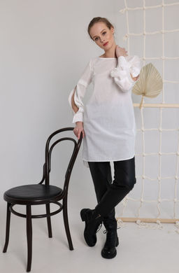 Блуза AMORI 6396 молочный  фото 3