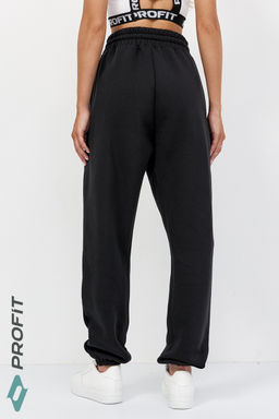 Спортивные штаны/брюки женские с начесом черные