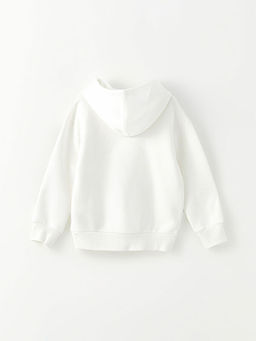 Kap??onlu Bugs Bunny Bask?l? Uzun Kollu K?z ?ocuk Sweatshirt - Waikiki фото 3