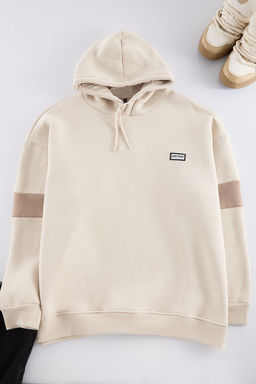 TRENDYOL MAN Tas Buyuk Beden Oversize/Genis Kesim Kapusonlu Ici Polarl? Sweatshirt TMNAW25AO00012 - Trendyolmilla фото 6