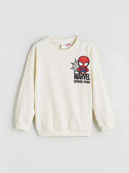 Spider-Man Bask?l? Erkek ?ocuk Sweatshirt