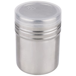 Цена за 2 шт. Банка для сахарной пудры/корицы/специй, Domestico, объём: 100 мл, размер: 5*7 см, нерж сталь 109026
