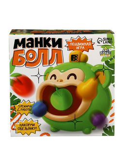 Подвижная настольная игра «Манкибол», 2 режима, 3+