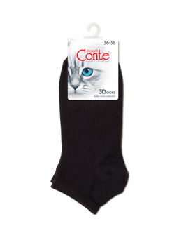 Цена за 2 пары. Носки Короткие CONTE 3DSOCKS Носки женские (короткие) черный - Conte elegant фото 2