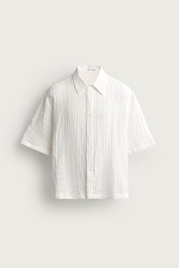 CAMISA RELAXED FIT RELIEVE / Blanco roto - Zara фото 7