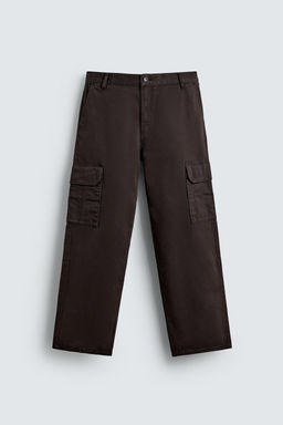 TWILL CARGO TROUSERS - Zara фото 6