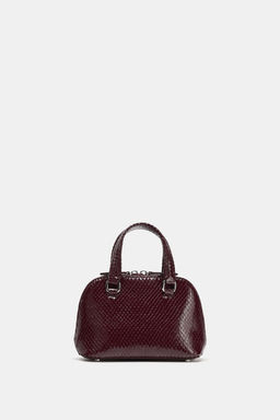 MINI CITY EMBOSSED HANDBAG