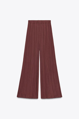 WIDE-LEG DARTED TROUSERS - Zara фото 13