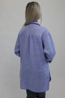 Блуза умягченный лен 100% - Елецкие узоры фото 3