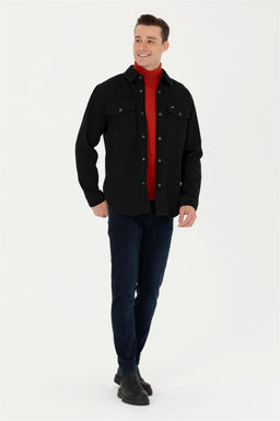 U. S. Polo Assn / Мужская черная джинсовая рубашка - U.s. polo assn фото 11