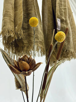 Палантин 210*100см в ассортименте 33-0002 охра