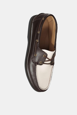 LEATHER DECK SHOES - Zara фото 8