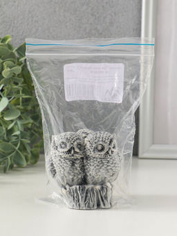 Сувенир "Три совы на пне" 7 см