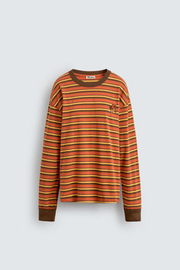 STRIPED PATCH T-SHIRT HARRY LAMBERT FOR ZARA X DISNEY  фото 2