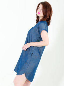 Платье синее летнее - Almond фото 5