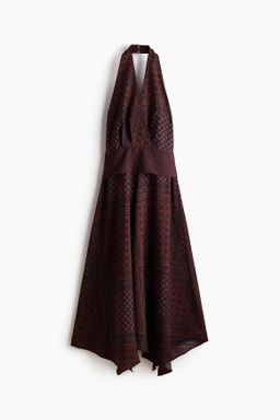 Vestido halter largo
