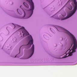 Форма для шоколада Доляна Пасха, силикон, 23?10?1.5 см, 10 ячеек (4.2?3 см), коричневая  фото 3