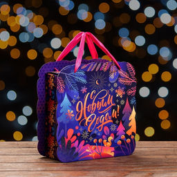 Коробка новогодняя подарочная складная «Шервуд», для сладких подарков, 23×9.8×24 см