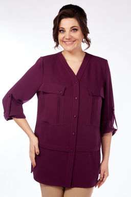 Блуза Элль стиль 2067а ежевика