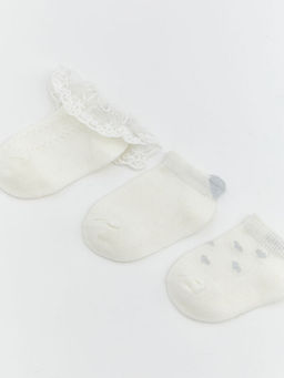 K?z Bebek Patik ?orap 3l?