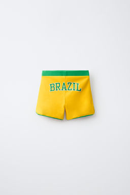 LEGGING CORTO BRASIL / Amarillo - Zara фото 4
