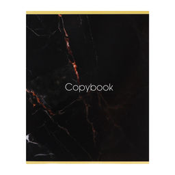 Цена за 4 шт. Тетрадь 96 листов в клетку Calligrata «Мрамор тёмный», картонная обложка, глянцевая ламинация, блок офсет МИКС