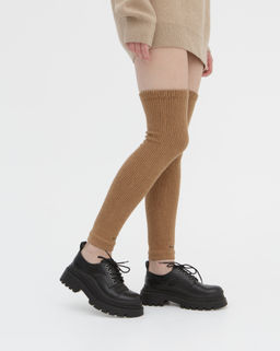 Гетры из монгольской шерсти рыжие