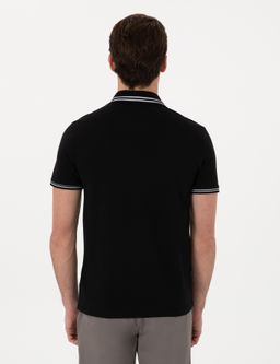 Siyah Slim Fit Ti__rt