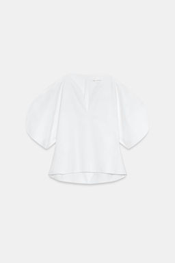 TOP POPEL?N ZW COLLECTION LIMITED EDITION / Blanco - Zara фото 8