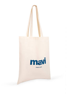 Mavi Logolu Cevre Dostu Geri Donusturulebilir Bez Canta