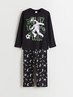 Bisiklet Yaka Erkek ?ocuk Pijama Tak?m?