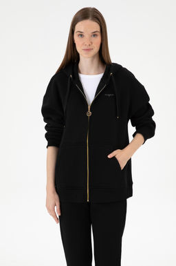 Kad_n Siyah Sweatshirt Sepette S_rpriz _ndirim - U.s. polo assn фото 2