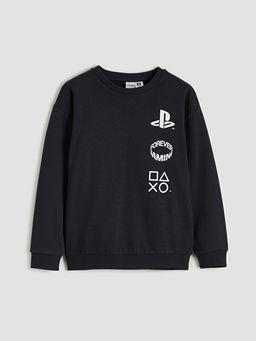 Playstation Bask?l? Erkek ?ocuk Sweatshirt